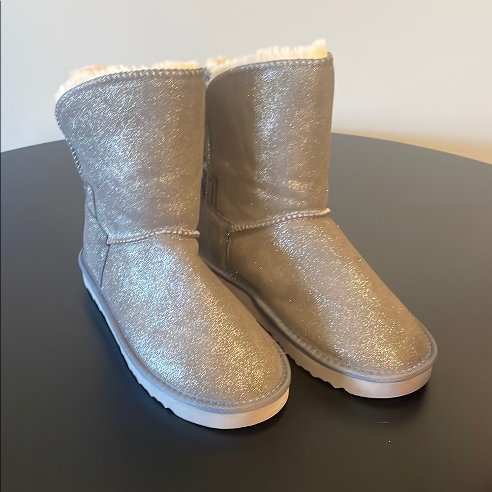 Style & Co. Silver Winter Boots